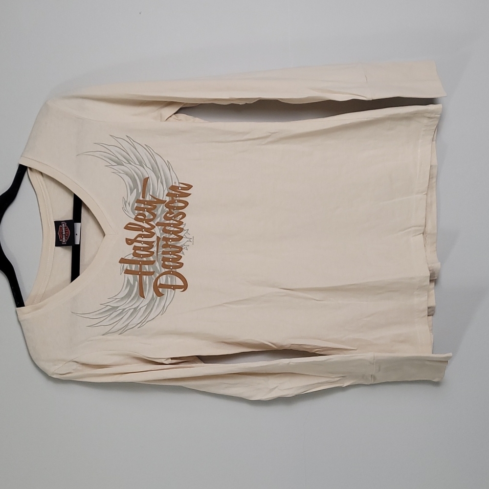 Harley-Davidson Angel wings Women's motorcycle long sleeve tshirt Dalton GA